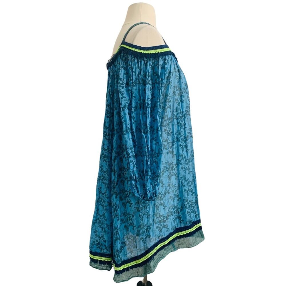 Poupette St Barth Floral Cover Up Tunic Top - Picture 2 of 14